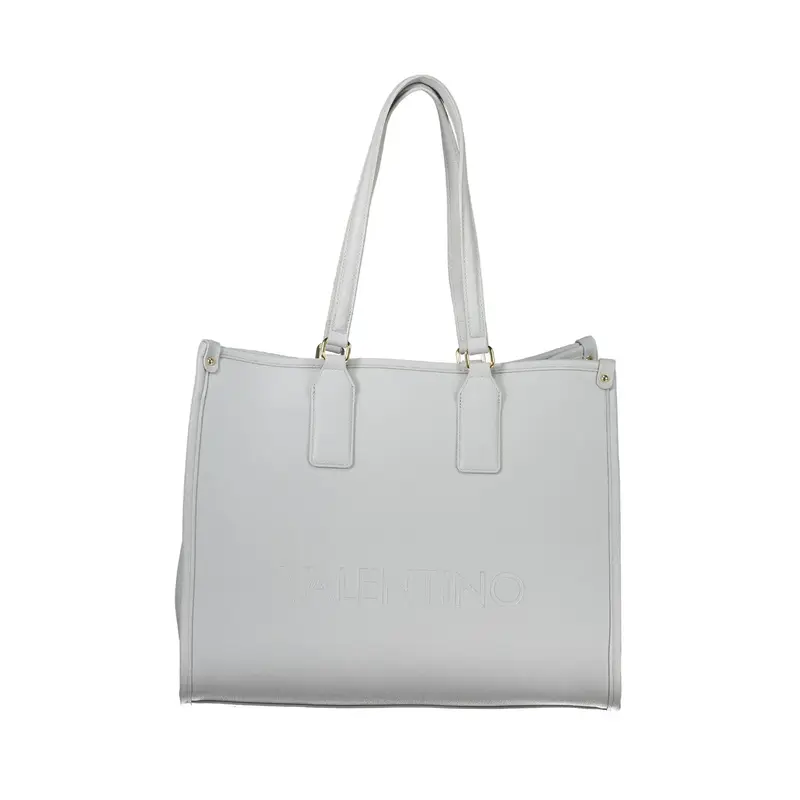 Borsa a Spalla Donna Azzurra Stampa Logo Azzurro