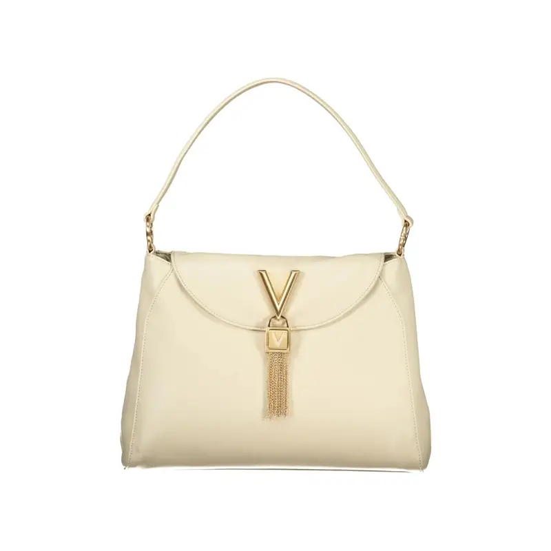 Borsa a Spalla Donna Beige Logo