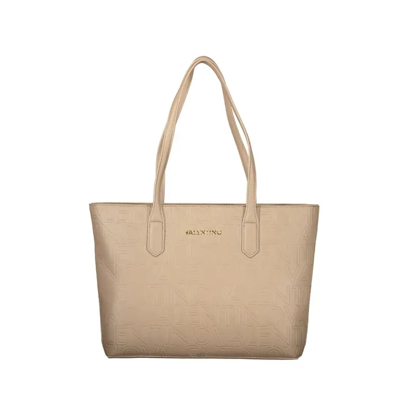 Borsa a Spalla Donna Marrone Chiusura con Zip