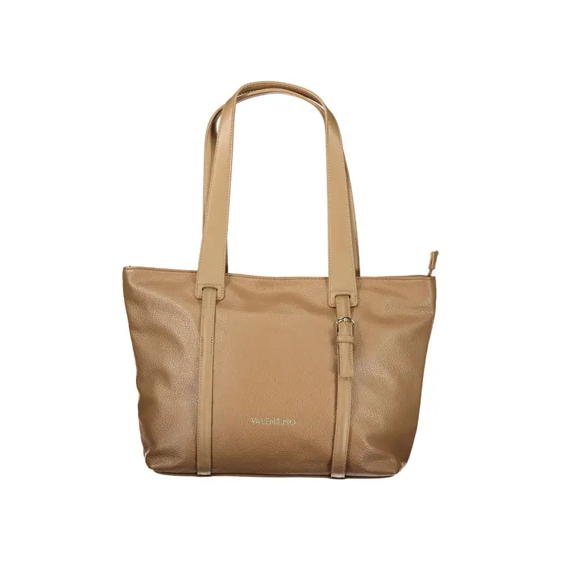 Borsa a Spalla Donna Marrone Logo