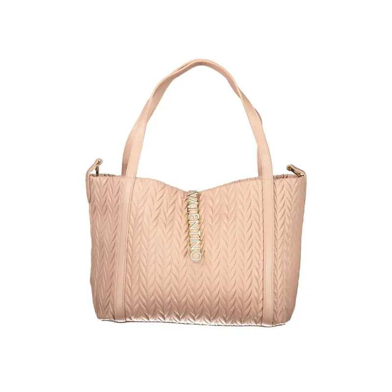 Borsa a Spalla Donna Rosa Logo