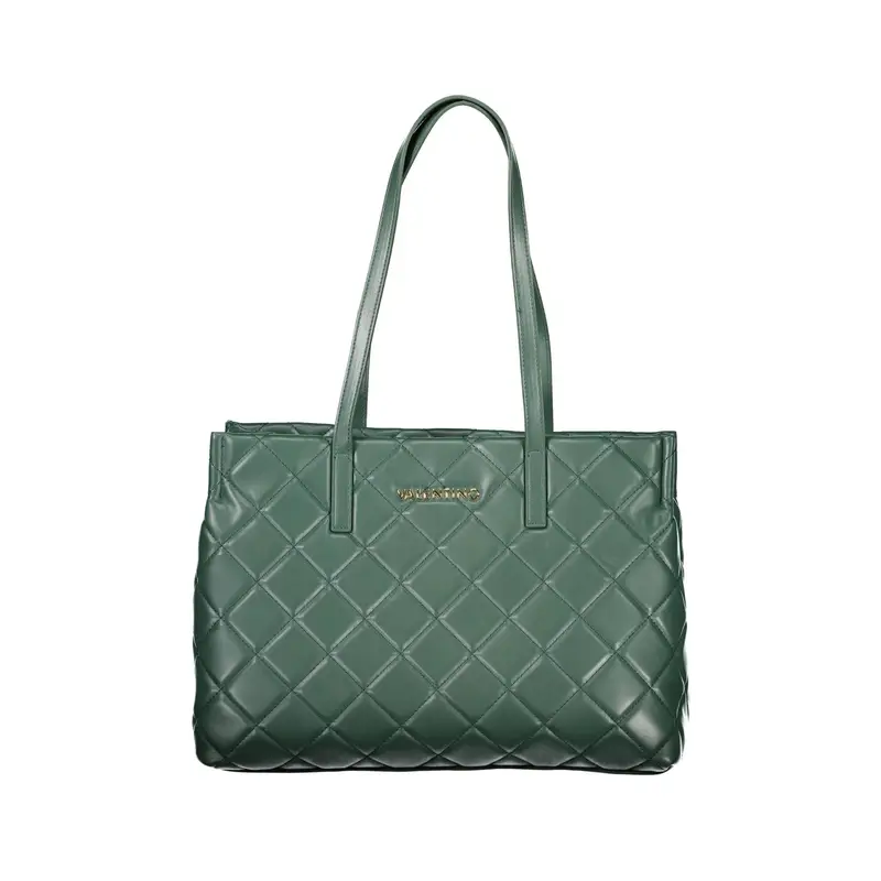 Borsa a Spalla Donna Verde Chiusura con Zip