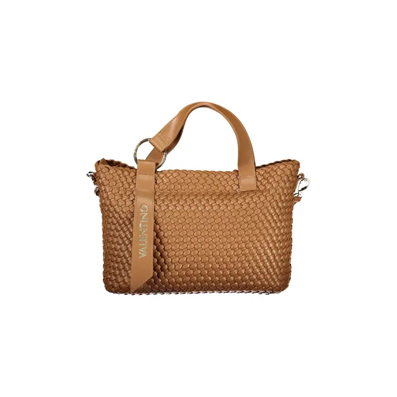 Borsa a Tracolla Donna Marrone Chiusura con Zip