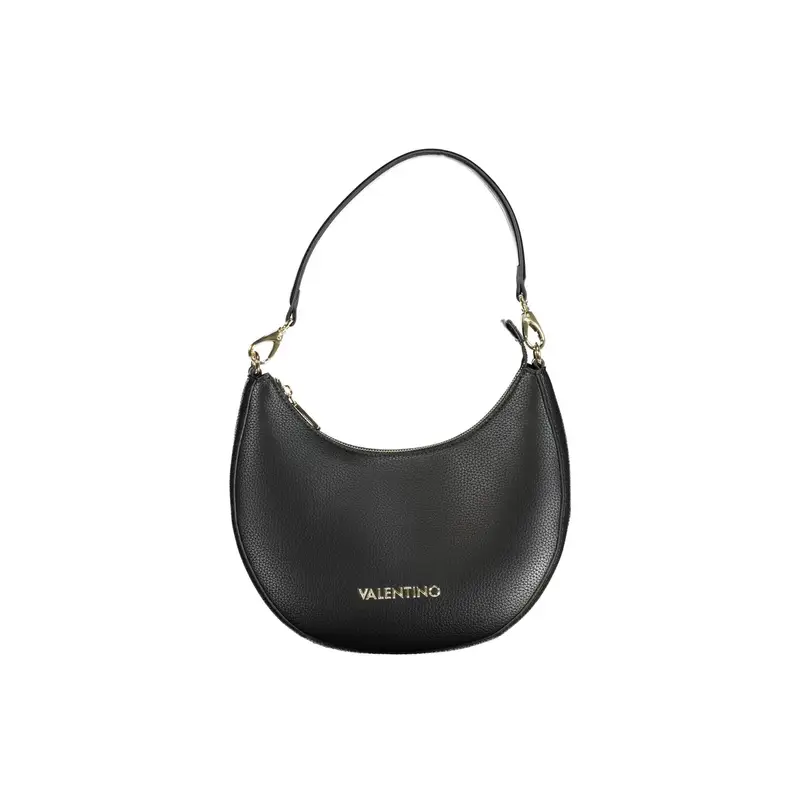 Borsa a Tracolla Donna Nera Logo Nero