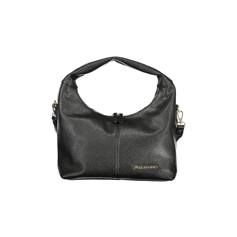 Borsa a Tracolla Donna Nera Logo Nero