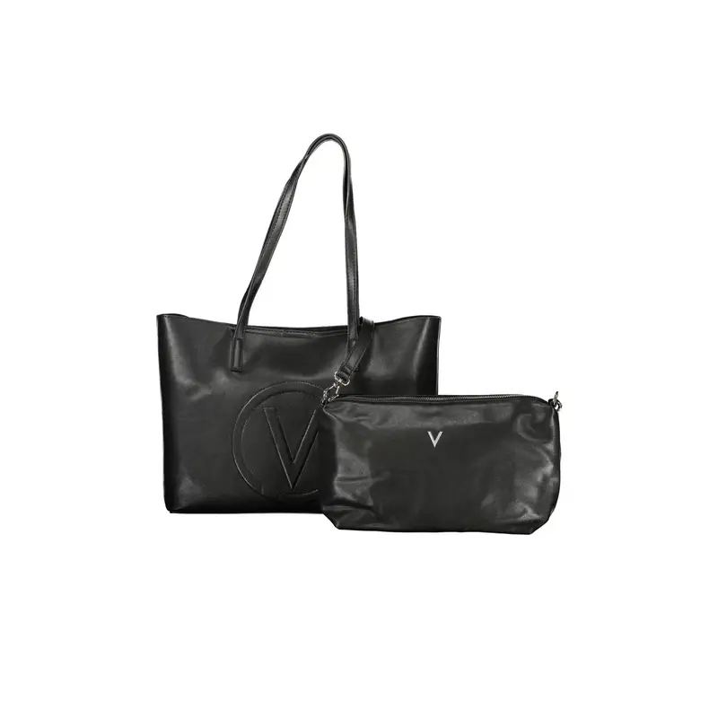 Borsa a Tracolla Donna Nera Logo Nero