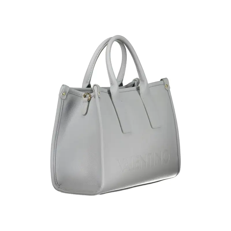 Borsa Donna Azzurra Stampa Logo Azzurro miniatura 3