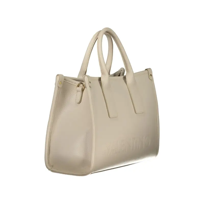 Borsa Donna Beige Stampa Logo miniatura 3