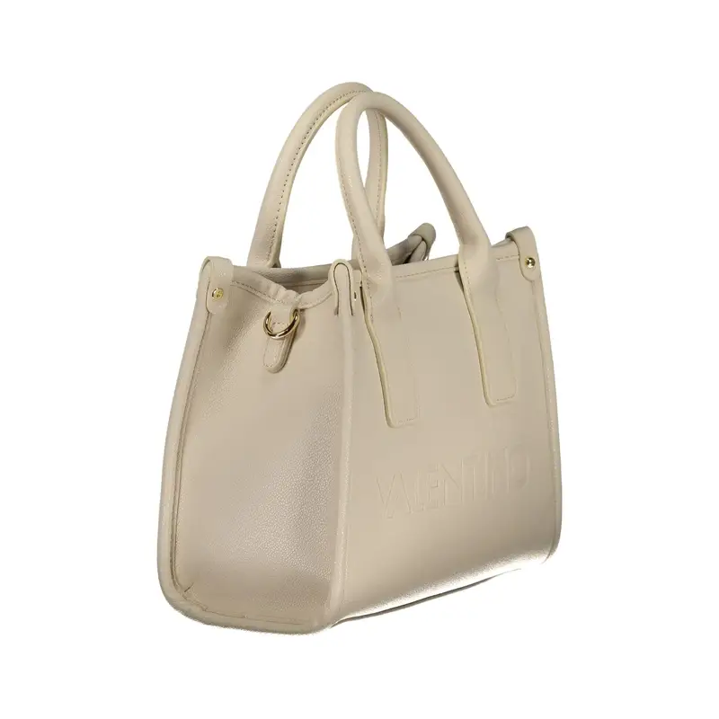 Borsa Donna Beige Stampa Logo miniatura 3
