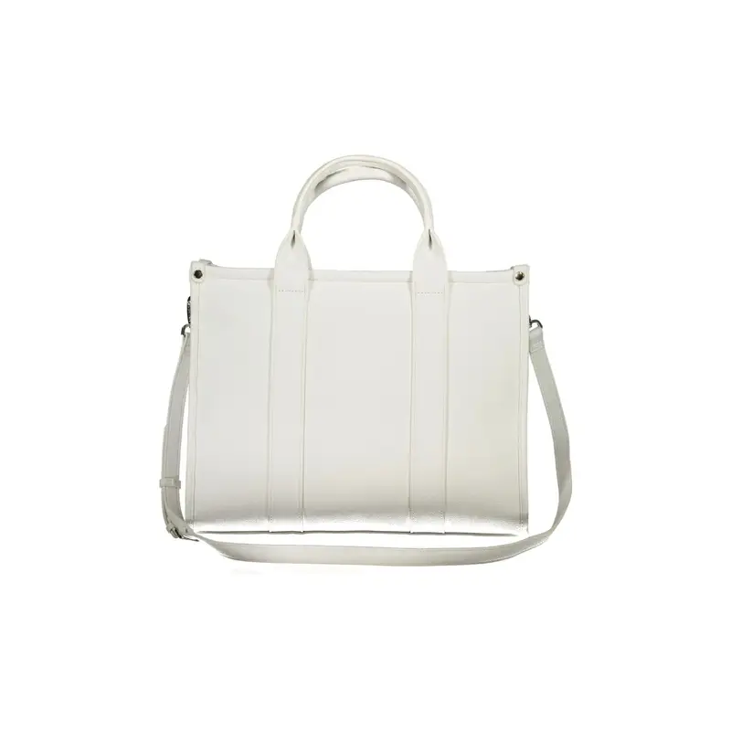 Valentino Bags Borsa Donna Bianca con Logo miniatura 2