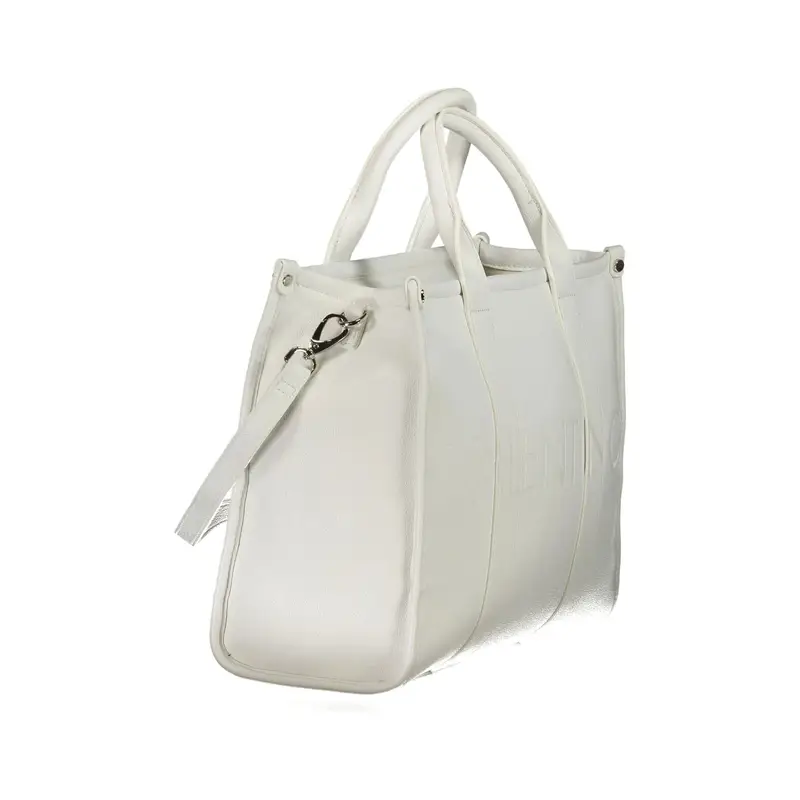 Valentino Bags Borsa Donna Bianca con Logo miniatura 3