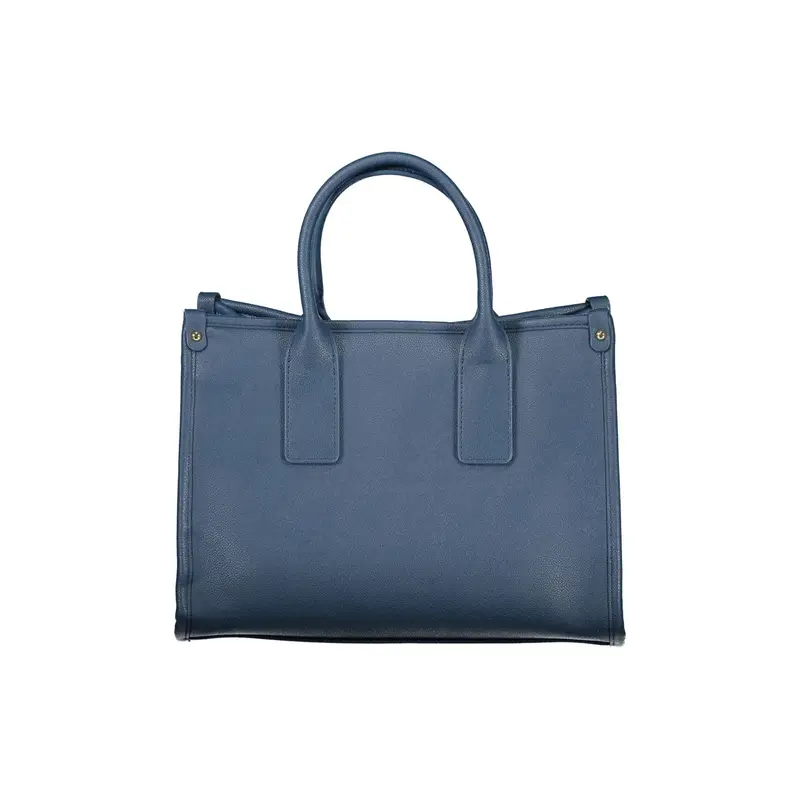 Borsa Donna Blu Stampa Logo miniatura 2