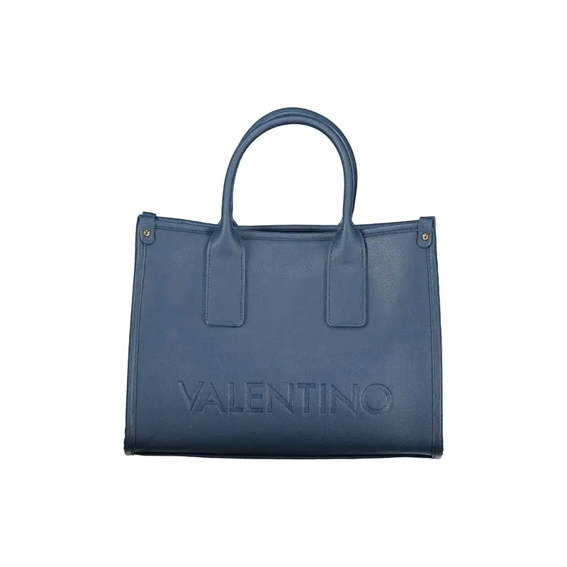 Borsa Donna Blu Stampa Logo