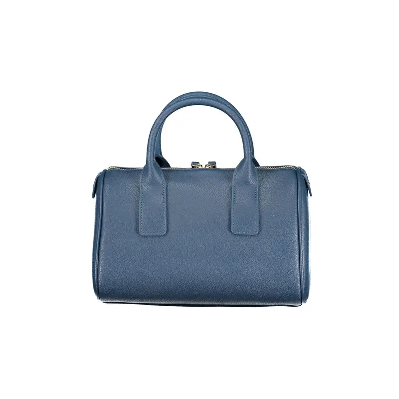 Borsa Donna Blu Stampa Logo miniatura 2