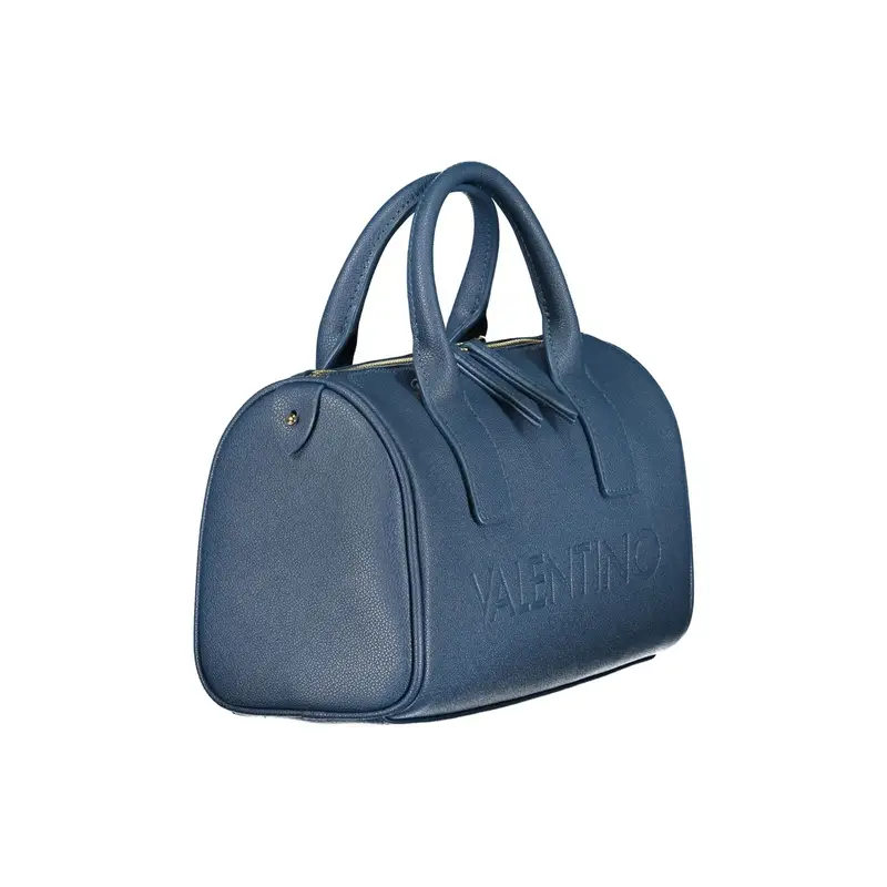 Borsa Donna Blu Stampa Logo miniatura 3