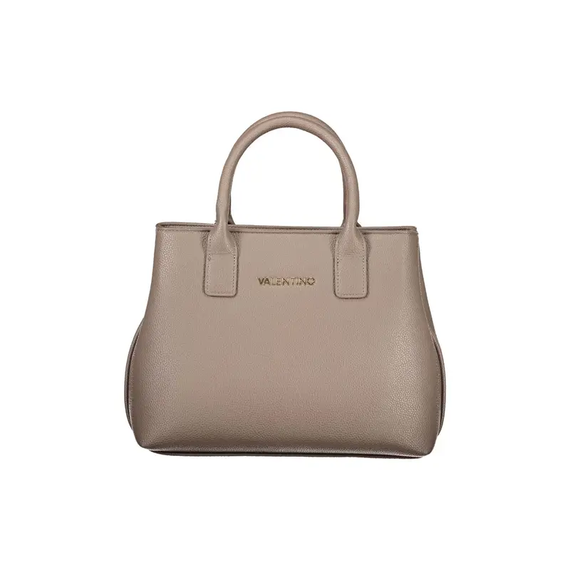 Borsa Donna Marrone 2 Manici Tracolla Logo