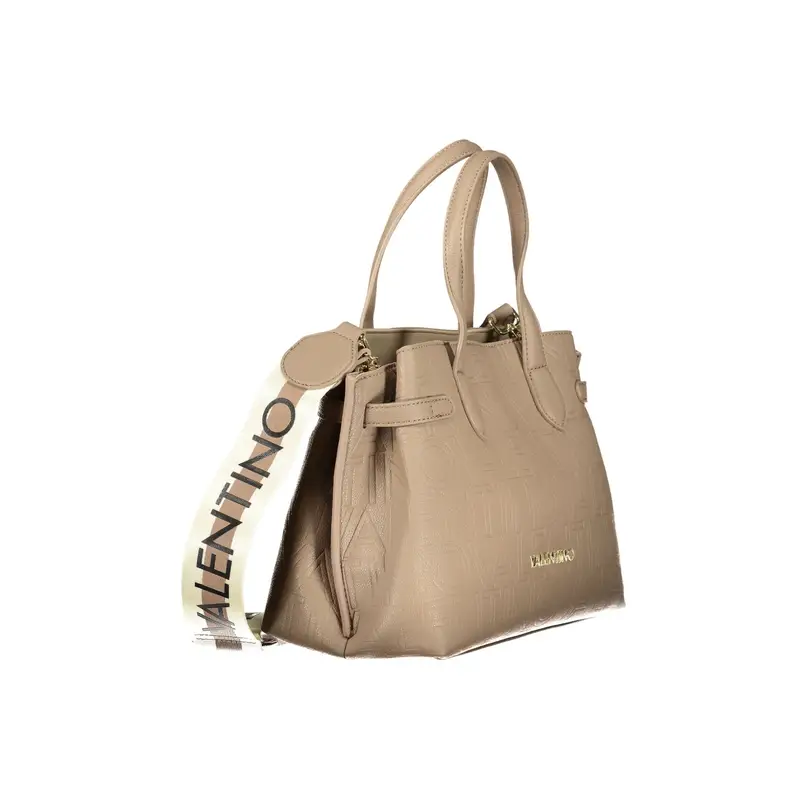 Borsa Donna Marrone Dettagli a Contrasto miniatura 3