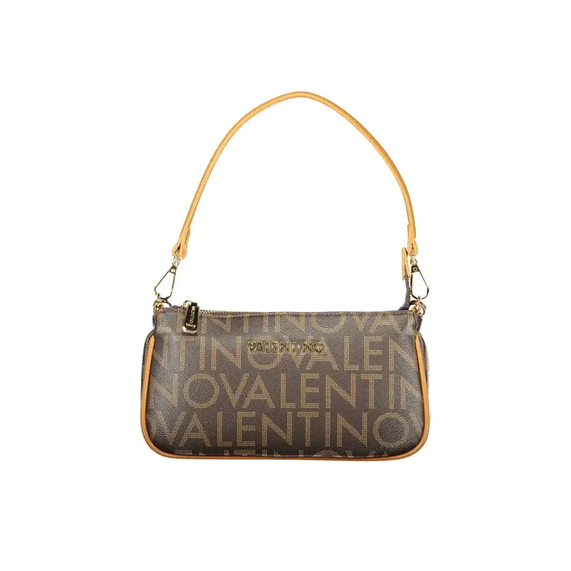 Borsa Donna Marrone Spalla Tracolla Removibile Logo