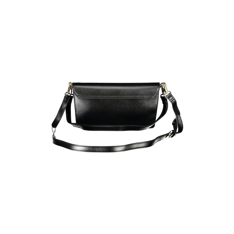 Borsa Donna Nera 1 Manico Tracolla Logo Nero miniatura 2