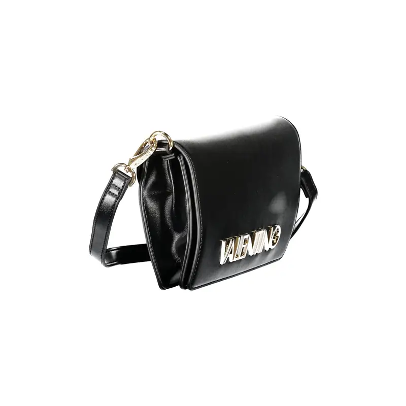 Borsa Donna Nera 1 Manico Tracolla Logo Nero miniatura 3