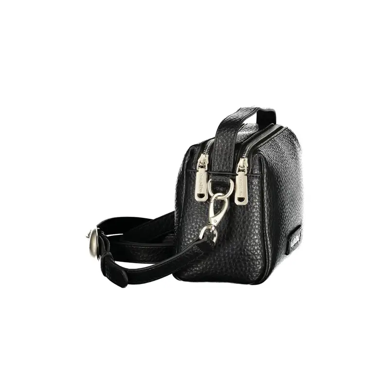 Borsa Donna Nera 1 Manico Tracolla Logo Nero miniatura 3
