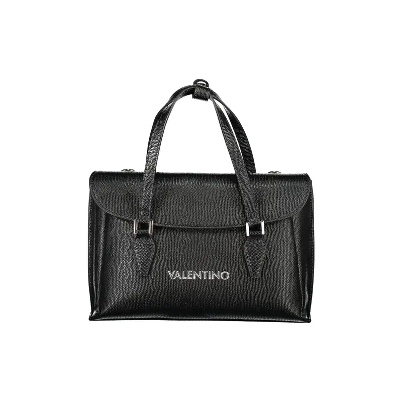 Borsa Donna Nera 2 Manici Tracolla iPad Logo Nero