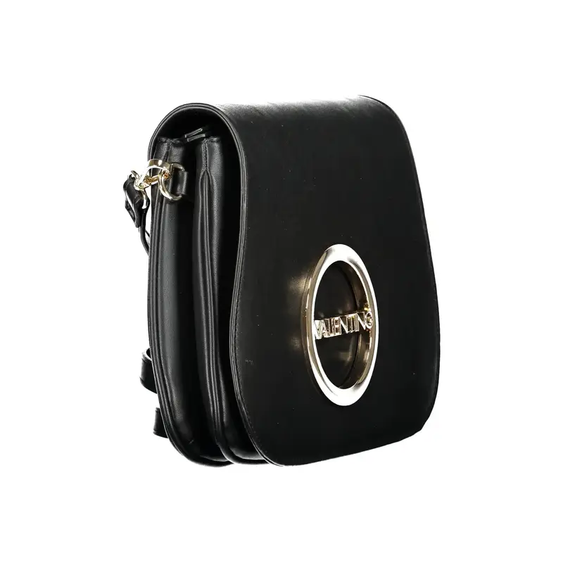 Borsa Donna Nera Tracolla Removibile Logo Nero miniatura 3