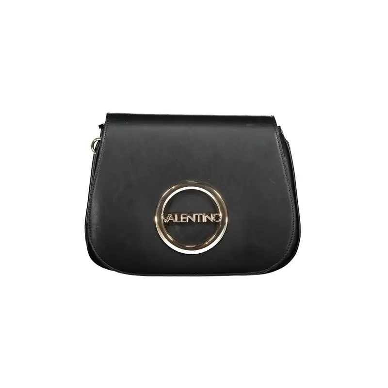 Borsa Donna Nera Tracolla Removibile Logo Nero