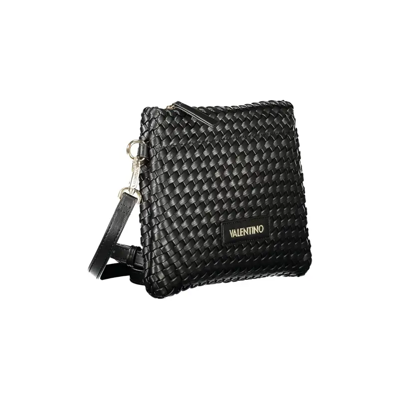 Borsa Donna Nera Tracolla Removibile Logo Nero miniatura 3