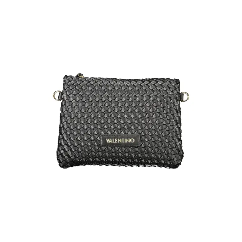 Borsa Donna Nera Tracolla Removibile Logo Nero