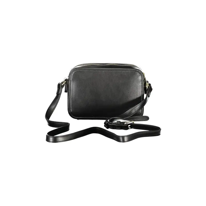 Borsa Donna Nera Tracolla Tasche Logo Nero miniatura 2