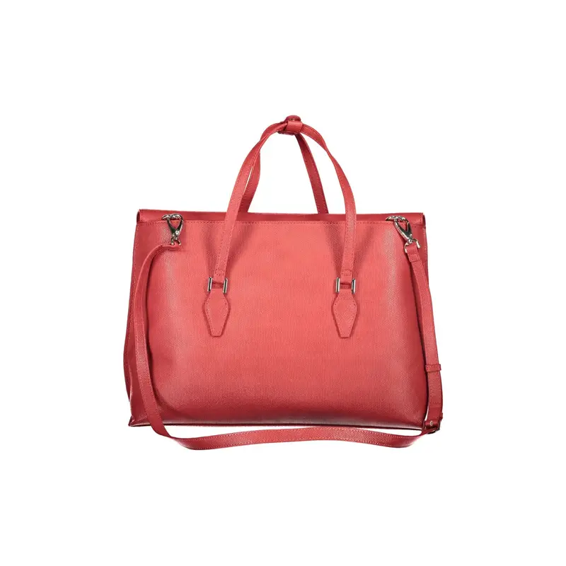 Borsa Donna Rossa 2 Manici Tracolla Laptop Logo Rosso miniatura 2