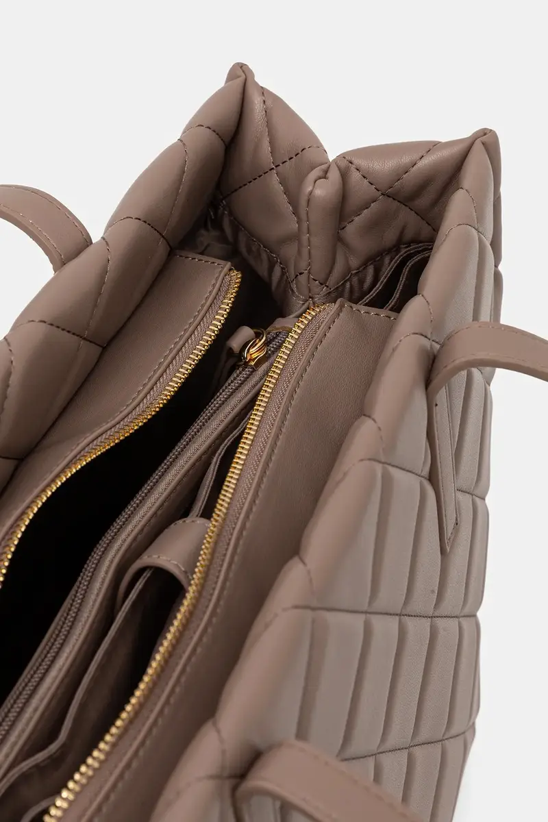 borsetta colore blu navy VBS3KK10R Marrone miniatura 5