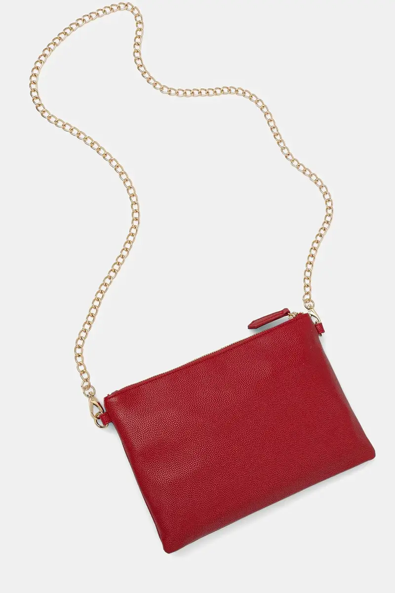 borsetta colore marrone VBS1R419G Rosso miniatura 3