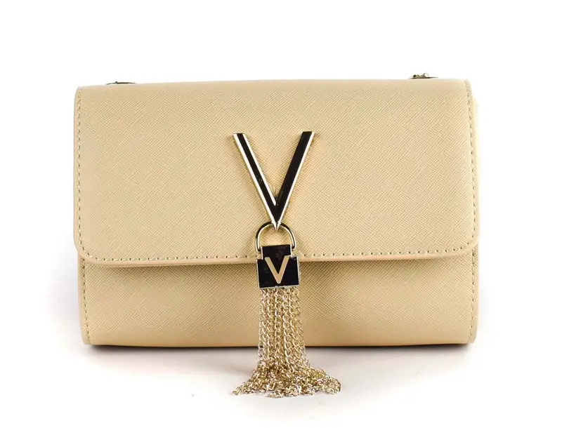 Busta a mano e tracolla Valentino Bags Divina Ecru