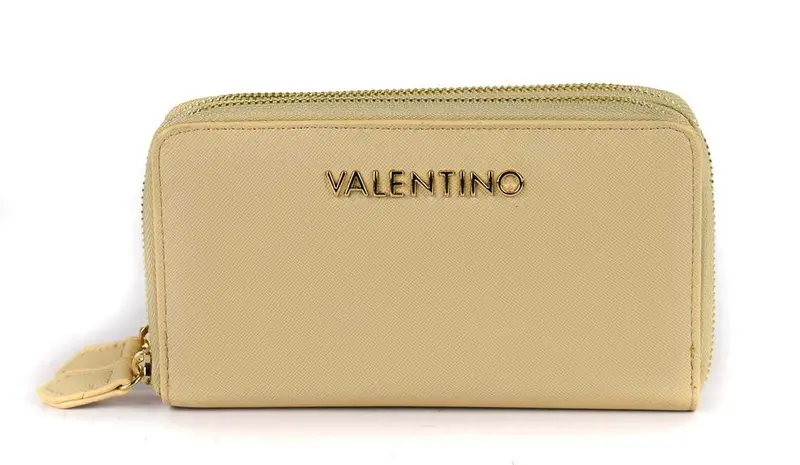 Portafoglio donna 2-zip Valentino Bags Divina Ecru