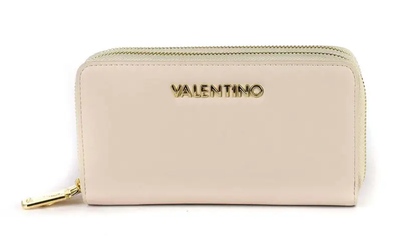 Portafoglio donna 2-zip Valentino Bags Sunshine Re Ecru