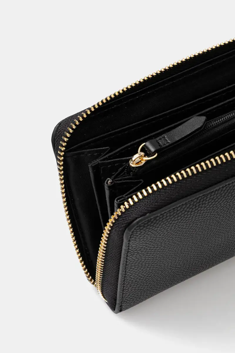 portafoglio donna colore rosso VPS1R4155G Nero miniatura 3