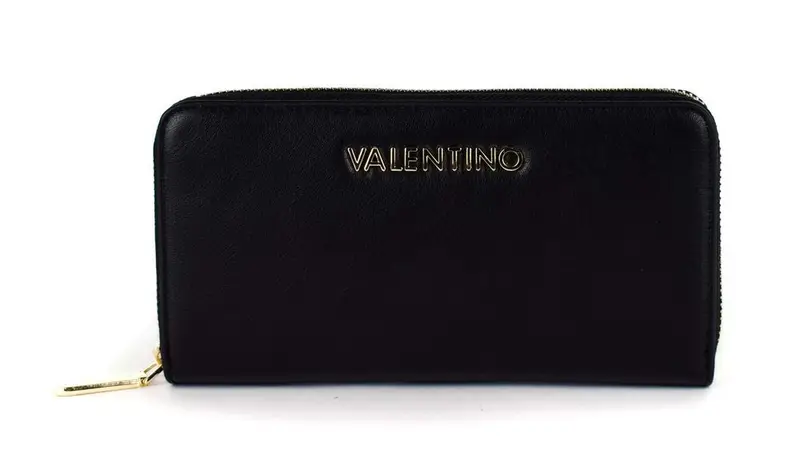 Portafoglio donna con zip Valentino Bags Sunshine Re Nero