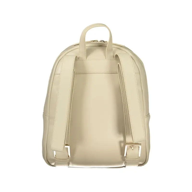 Zaino Donna Beige Regolabile Chiusura Automatica Logo miniatura 2