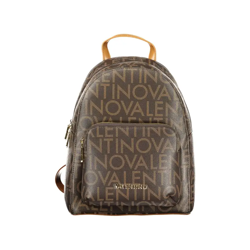 Zaino Donna Marrone Porta iPad Regolabile Logo