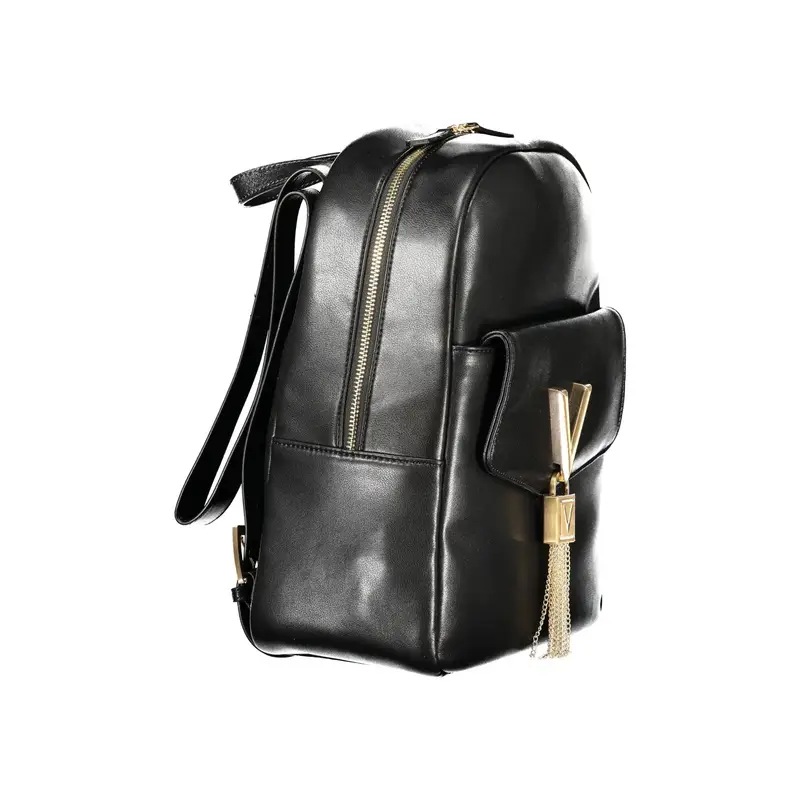 Zaino Donna Nero Regolabile Chiusura Automatica Logo miniatura 3