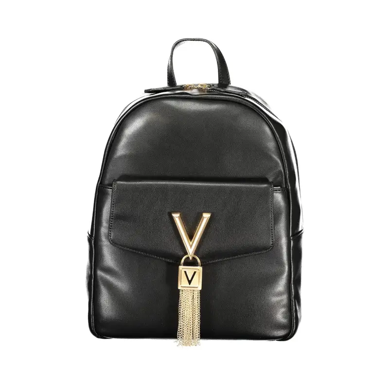 Zaino Donna Nero Regolabile Chiusura Automatica Logo