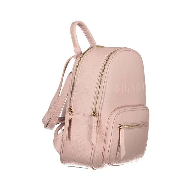 Valentino Bags Zaino Donna Rosa con Dettagli a Contrasto miniatura 3