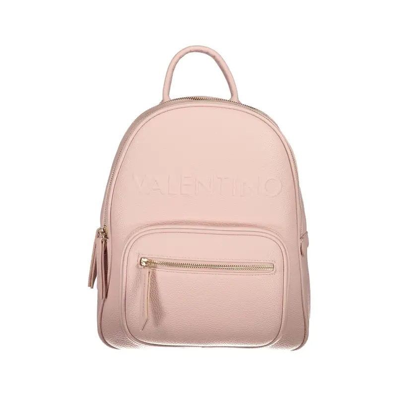 Valentino Bags Zaino Donna Rosa con Dettagli a Contrasto