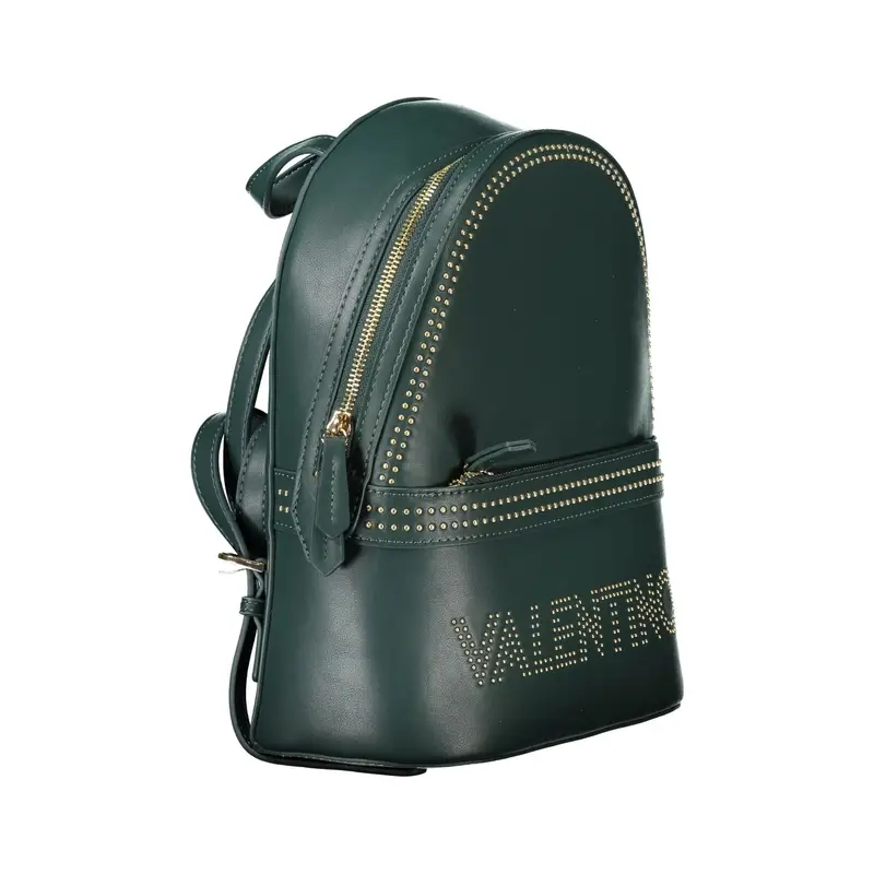 Valentino Bags Zaino Donna Verde con Chiusura a Zip miniatura 3