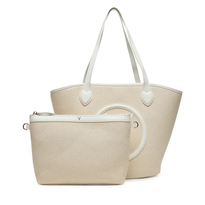 Borsetta Valentino VBS7QO02CAN Écru Écru