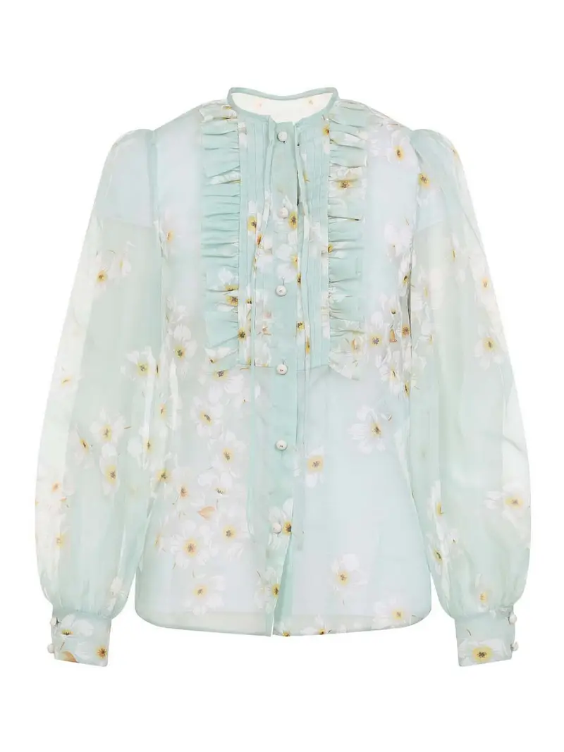 Camicia di seta Multicolore