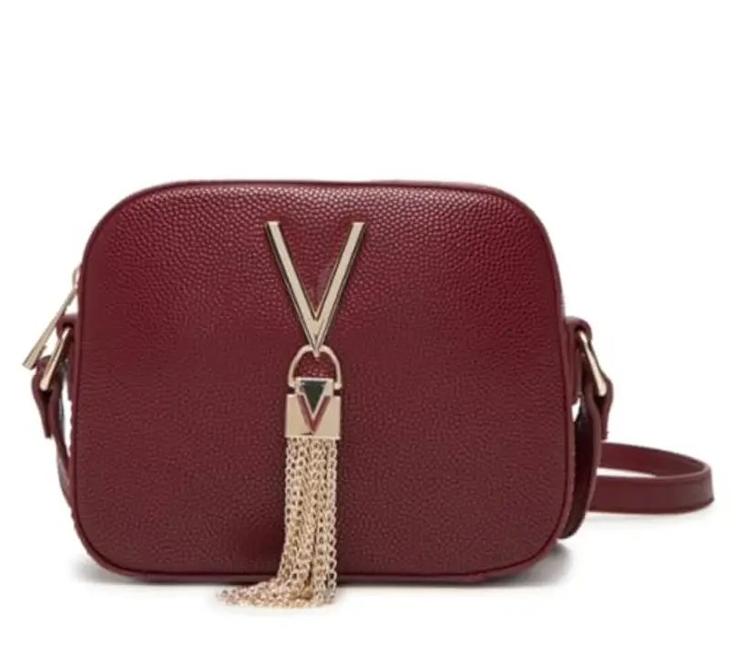 VALENTINO Divina Lady Crossover Bag Bordeaux