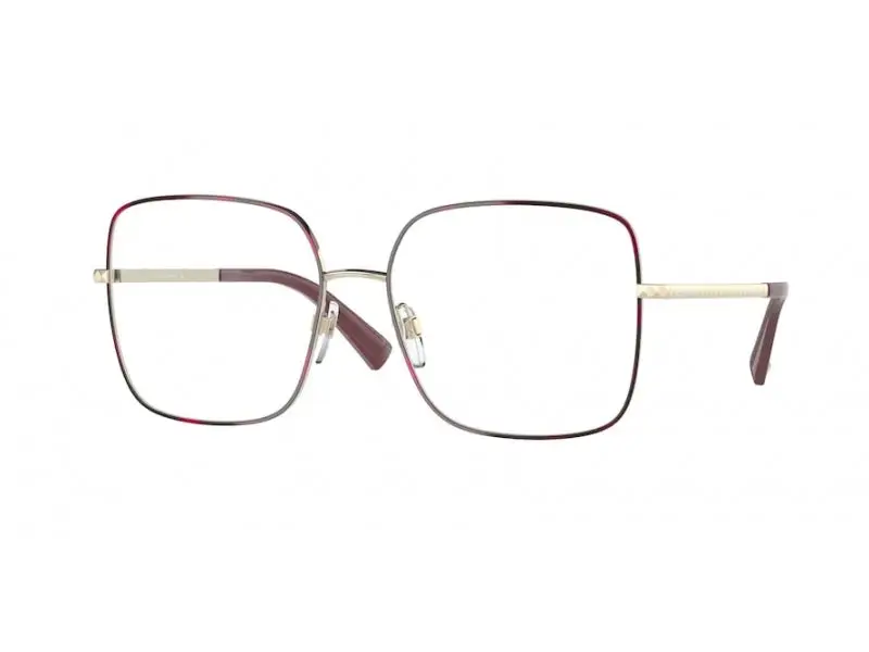 Valentino Donna VA1024 3068 Montature da vista outlet Metallo Havana/Rosso  Squadrata